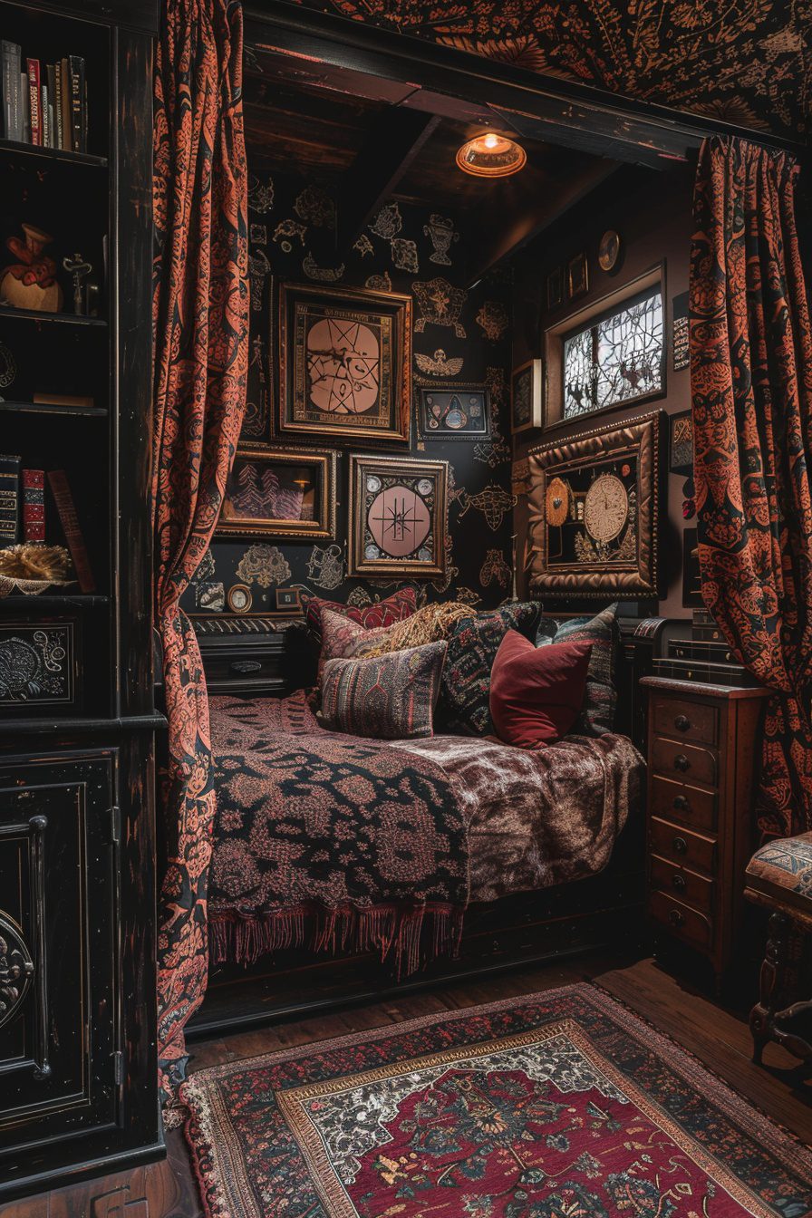 29 Boho Witchy Bedroom Ideas for a Stylishly Mystical Design - My ...