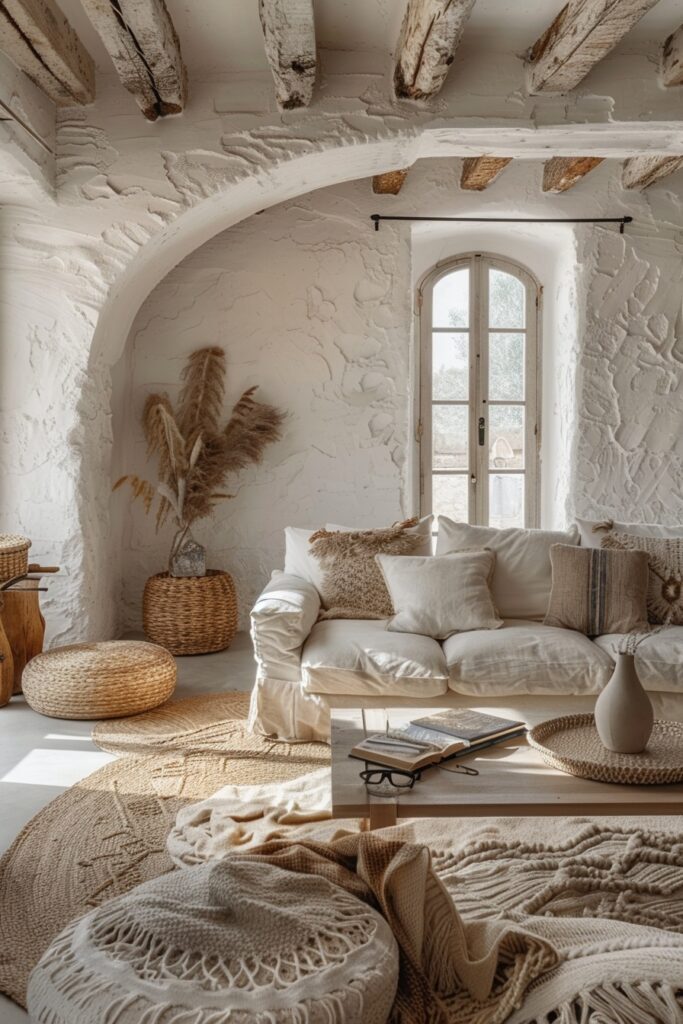 Textured Layers in Scandi Boho Spaces