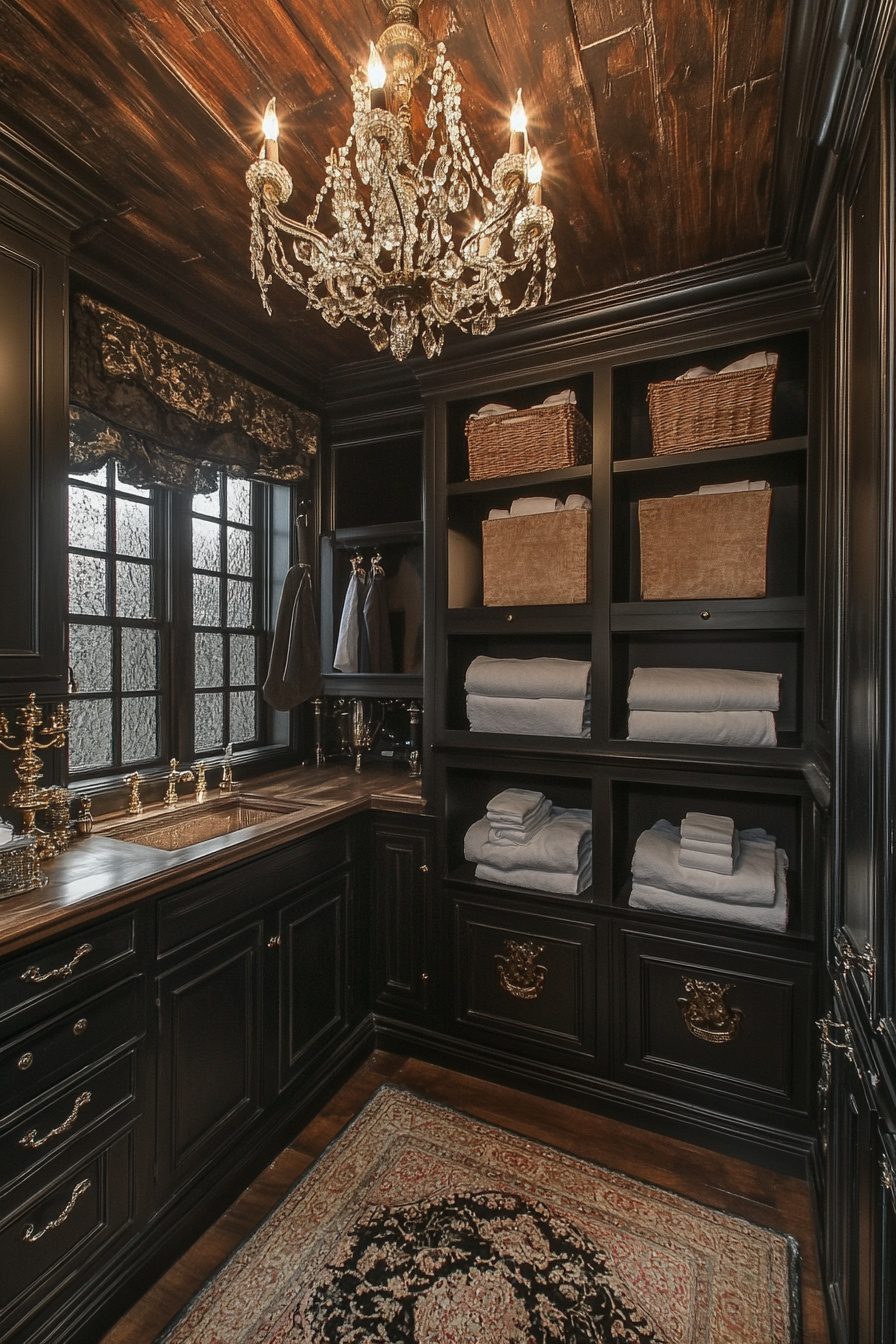 29 Western Gothic Laundry Room Ideas to Add Vintage Charm to a ...