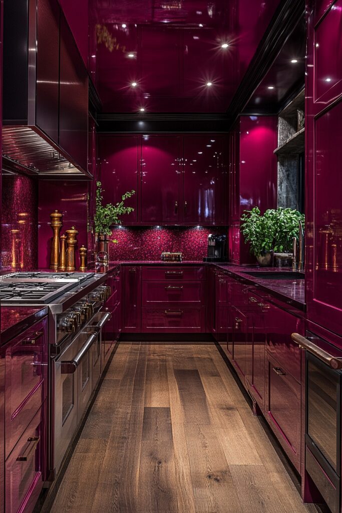 Deep Burgundy Allure