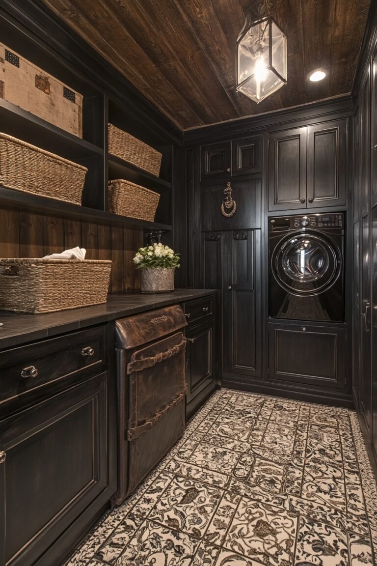 29 Western Gothic Laundry Room Ideas to Add Vintage Charm to a ...