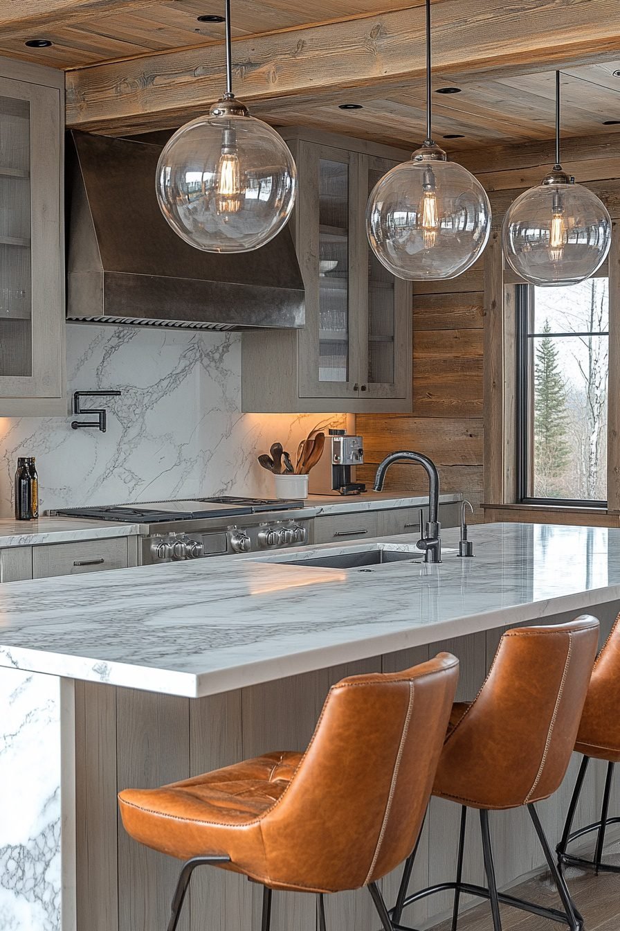 29 Small Cabin Interior Kitchen Ideas to Create a Compact Culinary ...