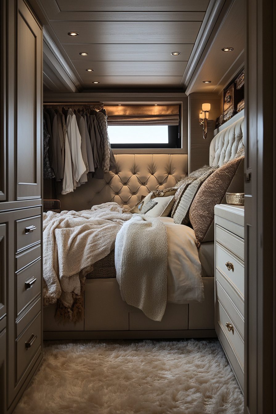 29 Small Cabin Interior Bedroom Ideas That Blend Function and Beauty ...