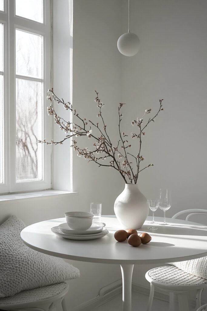 Minimalist White Morning Spot
