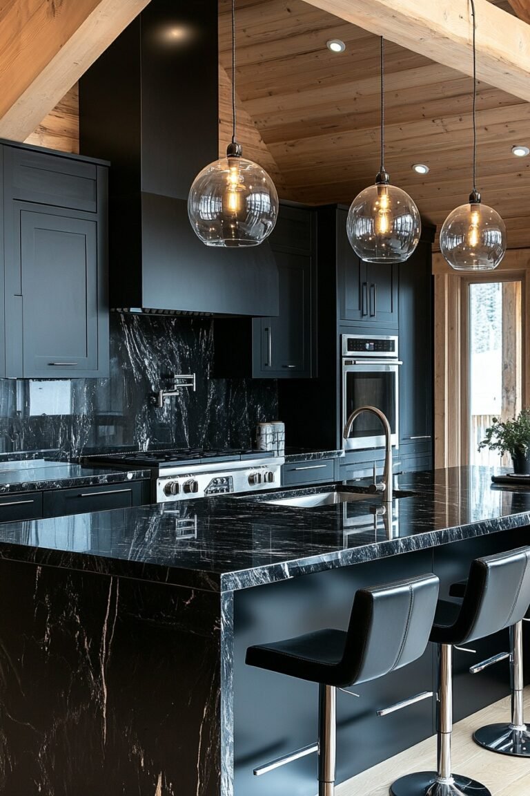 29 Small Cabin Interior Kitchen Ideas to Create a Compact Culinary ...