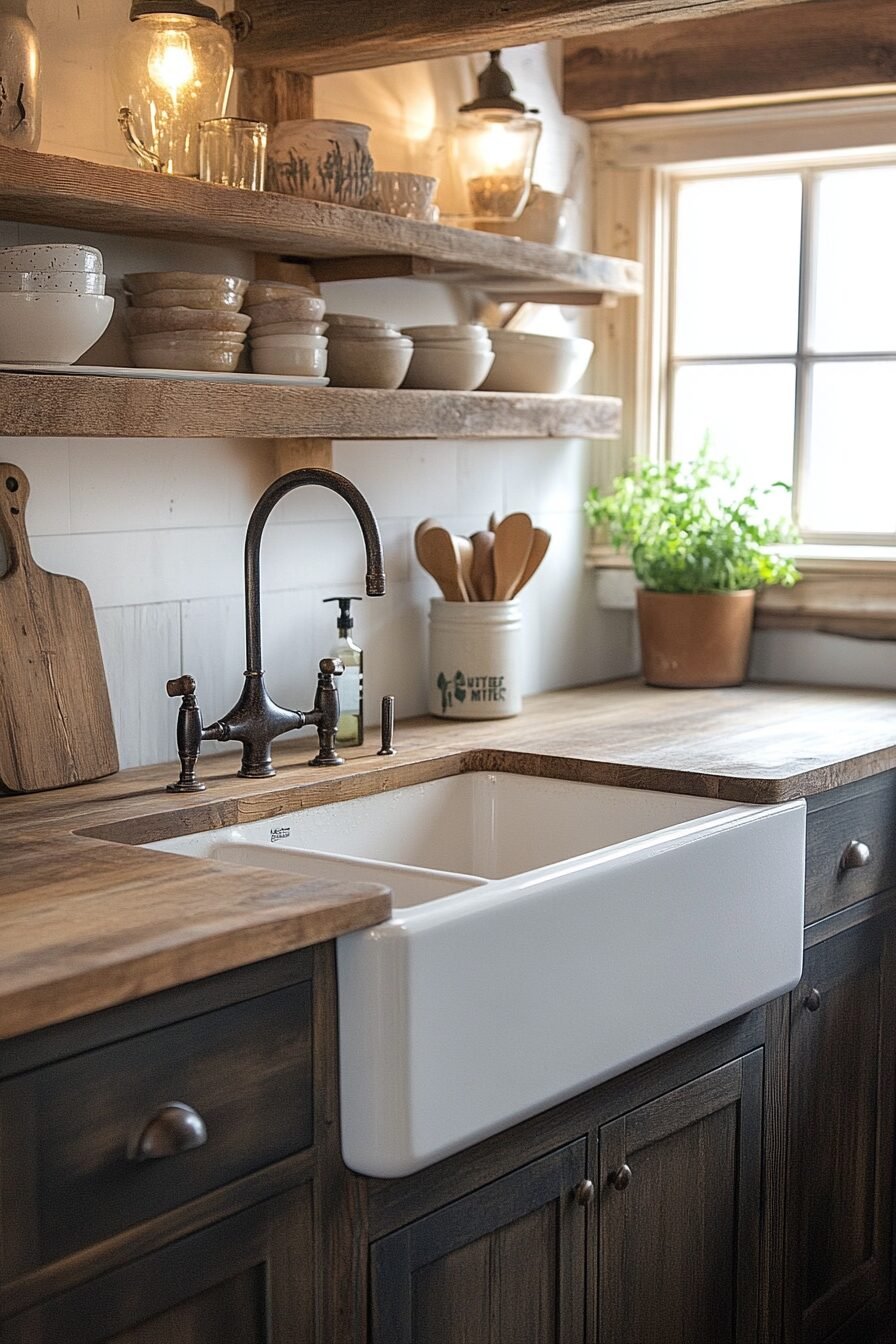 29 Small Cabin Interior Kitchen Ideas to Create a Compact Culinary ...
