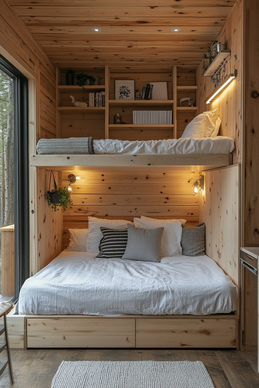 29 Small Cabin Interior Bedroom Ideas That Blend Function and Beauty ...