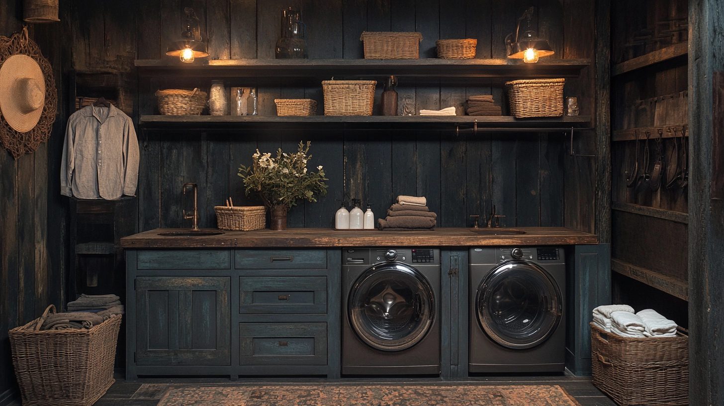29 Western Gothic Laundry Room Ideas to Add Vintage Charm to a ...