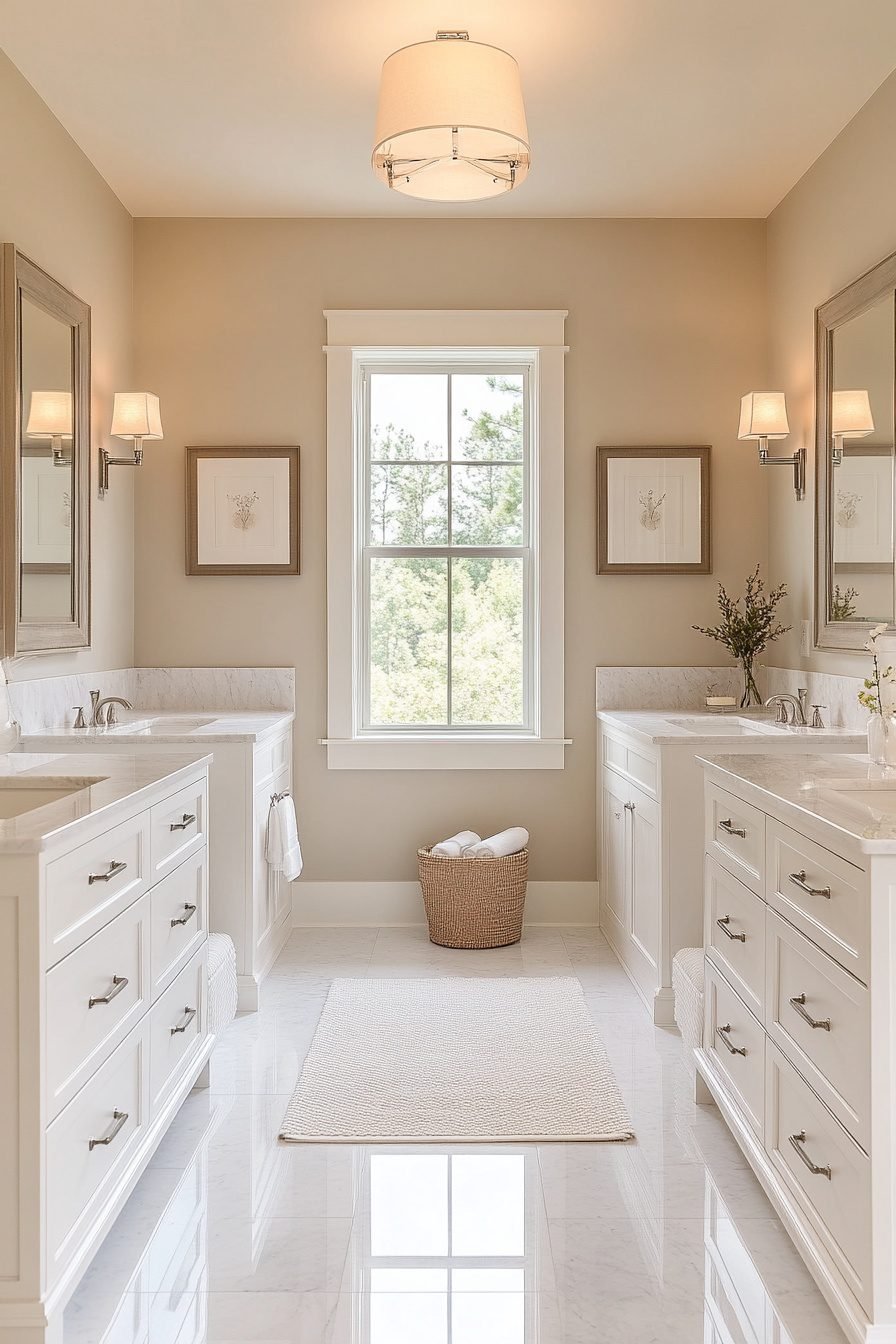 29 Transitional Bathroom Design Ideas That Fuse Traditional and ...