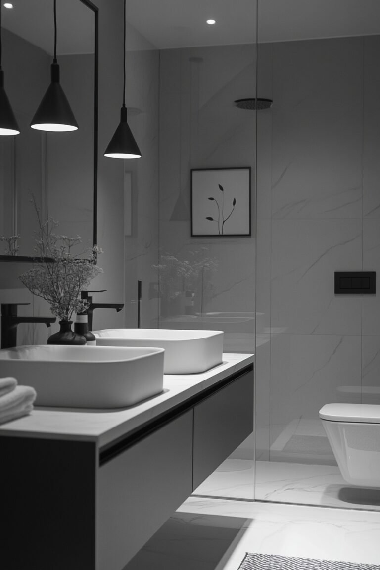 29 Transitional Bathroom Design Ideas That Fuse Traditional and ...
