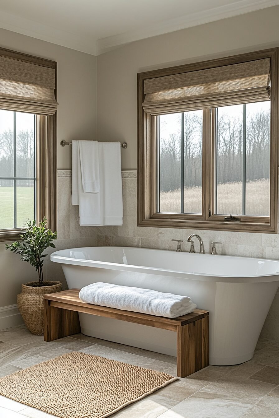 29 Transitional Bathroom Design Ideas That Fuse Traditional and ...