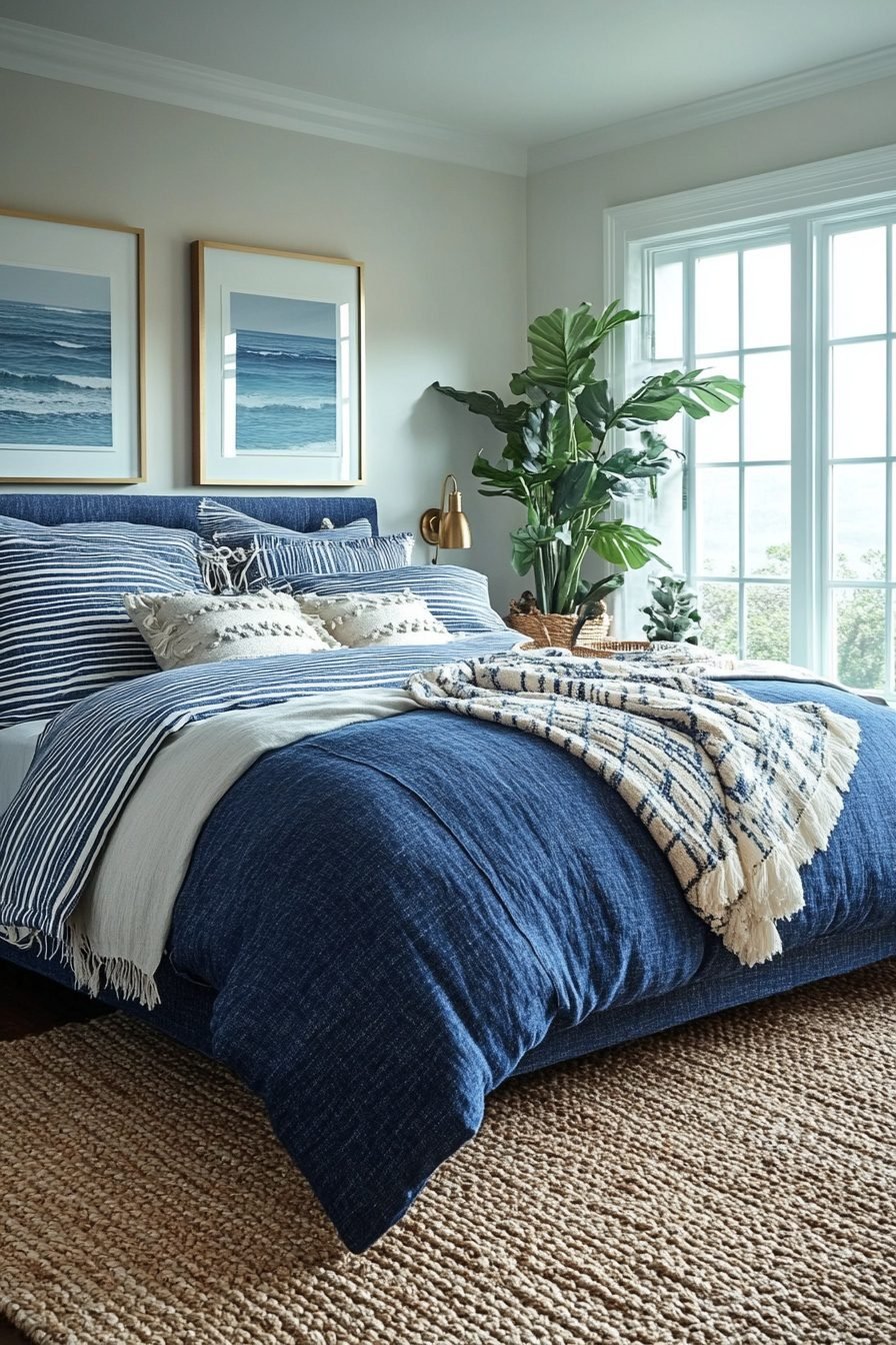 29 Navy Blue Boho Bedroom Ideas to Create a Peaceful Yet Vibrant Space ...