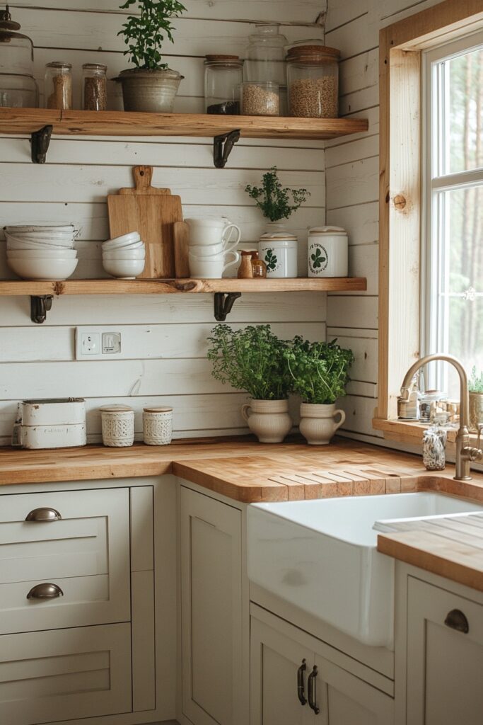 Compact Cabin Kitchen Space