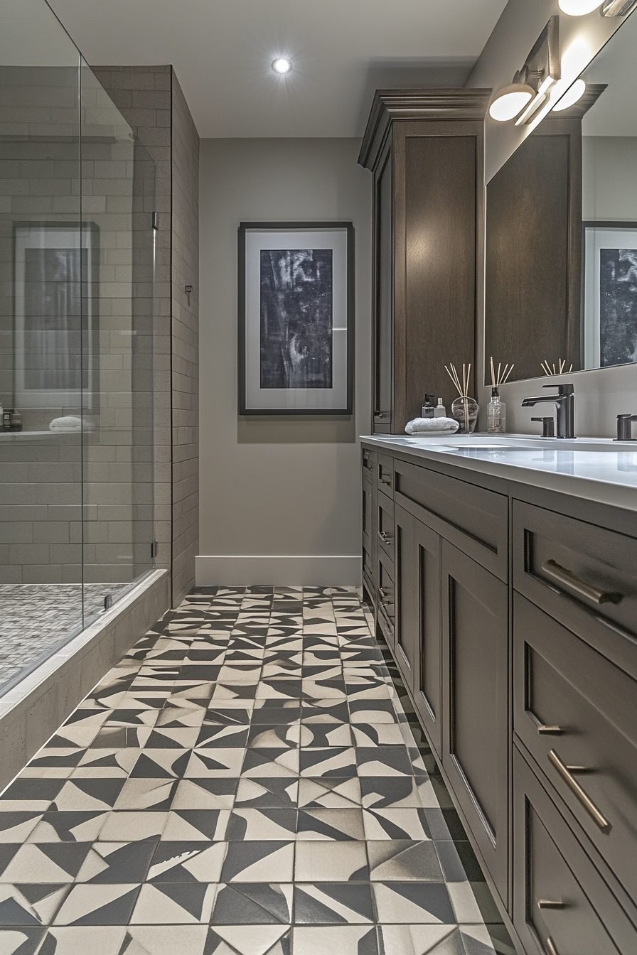 29 Transitional Bathroom Design Ideas That Fuse Traditional and ...
