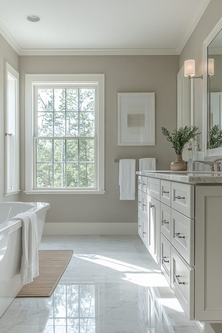 29 Transitional Bathroom Design Ideas That Fuse Traditional and ...