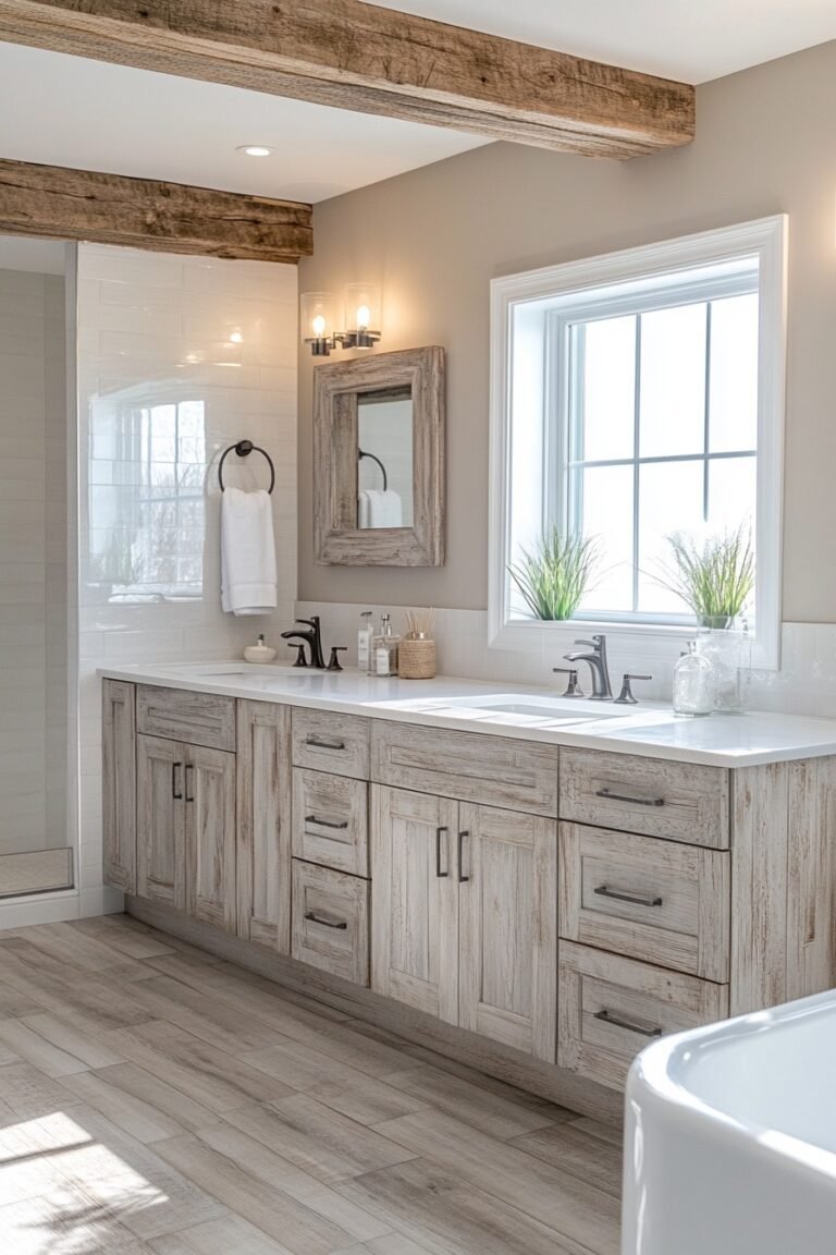 29 Transitional Bathroom Design Ideas That Fuse Traditional and ...