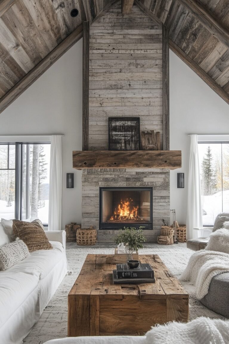 29 Nordic Farmhouse Decor Ideas for a Cozy and Inviting Home - My ... - Scandinavian High Ceiling Farmhouse Decor