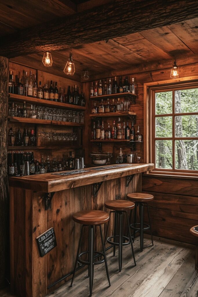 Rustic Bar Corner