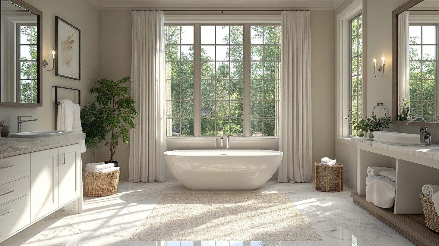 29 Transitional Bathroom Design Ideas That Fuse Traditional and ...