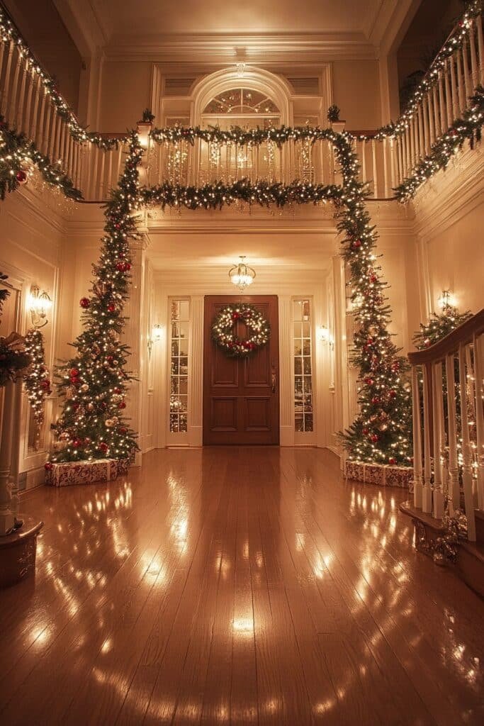 Elegant Holiday Entryway