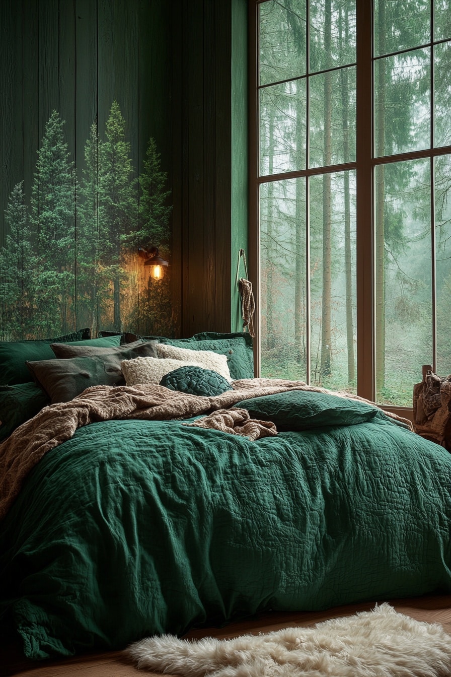 29 Green Fantasy Bedroom Ideas for a Fresh and Mystical Look - My ...