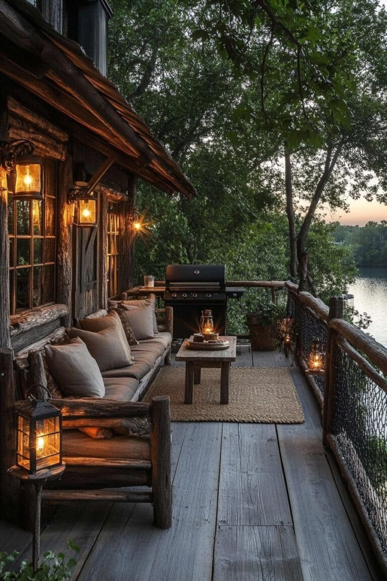 29 Small Fishing Cabin Interior Ideas to Design Your Ideal Lakeside ...