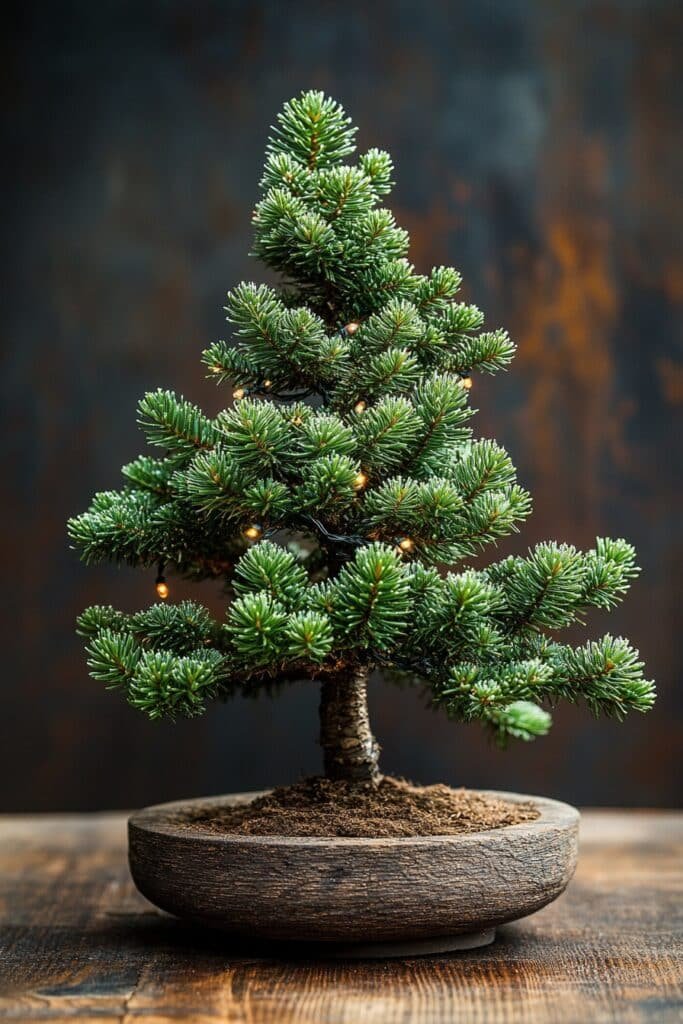 Tiny Evergreen Tabletop Trees