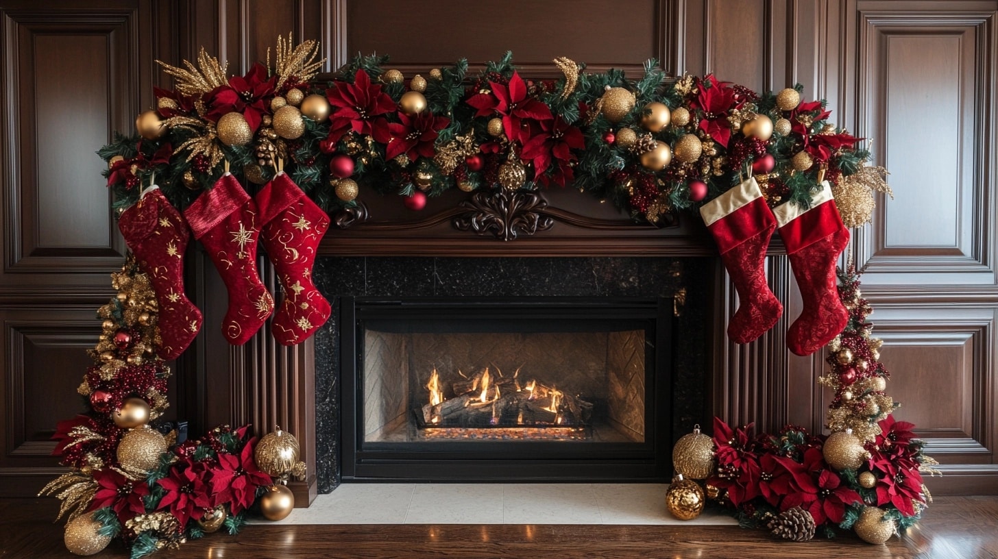 29 Fireplace Christmas Decorations for a Magical Holiday Ambience - My ...