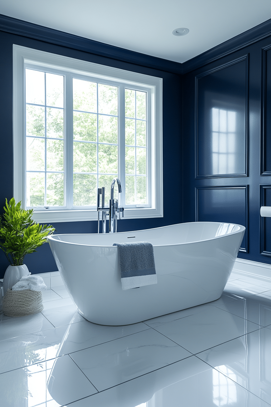 blue bathroom decor ideas