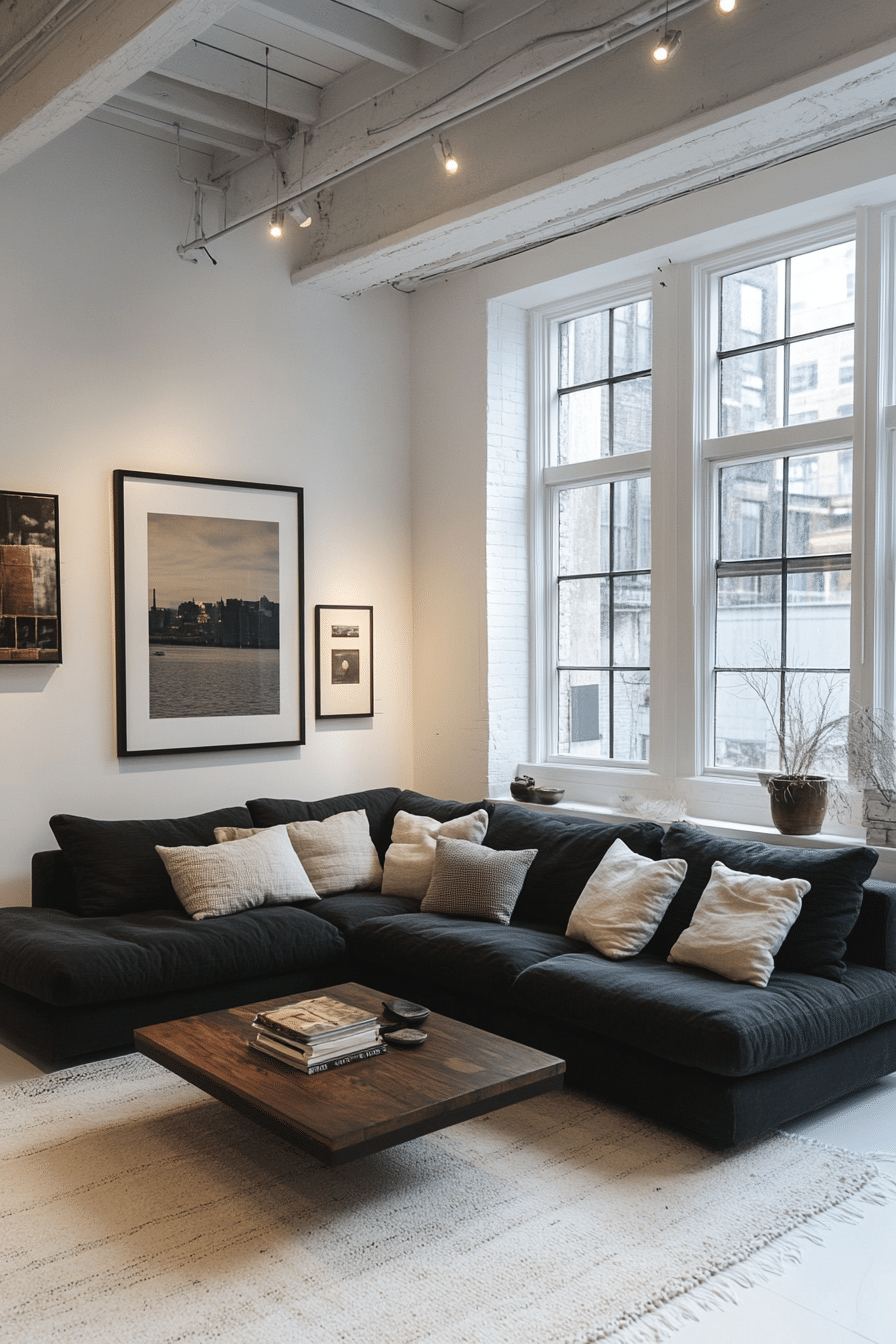 29 Charcoal Couch Living Room Ideas for a Sophisticated and Cozy Space ...