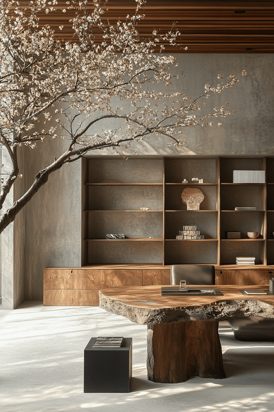 29 Wabi Sabi Office Ideas to Transform Your Home Office into a Retreat ...