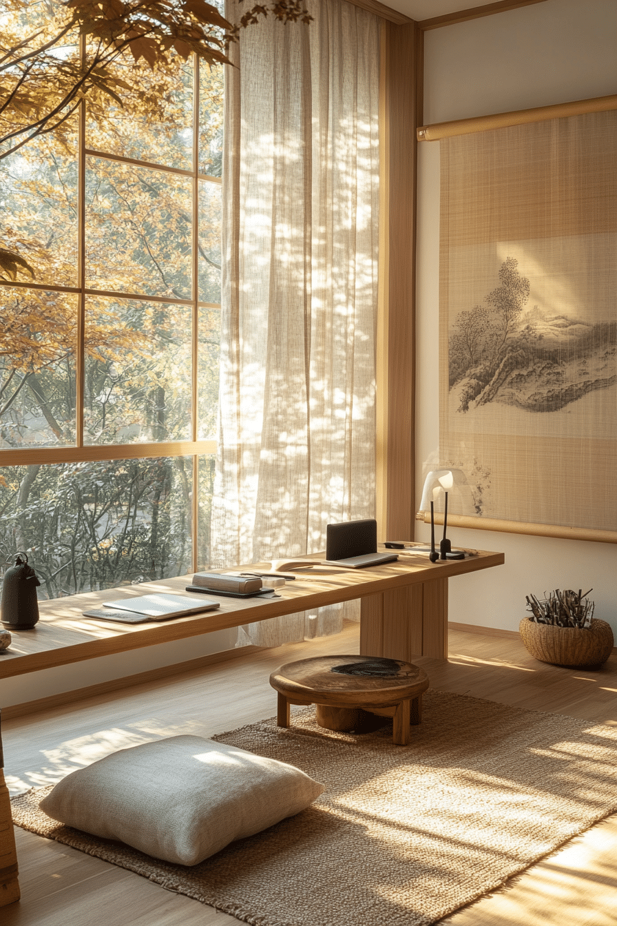 29 Wabi Sabi Office Ideas to Transform Your Home Office into a Retreat ...