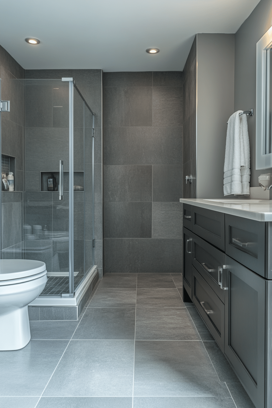 29 Grey Bathroom Decor Ideas for a Minimalist and Chic Bathroom - My ...