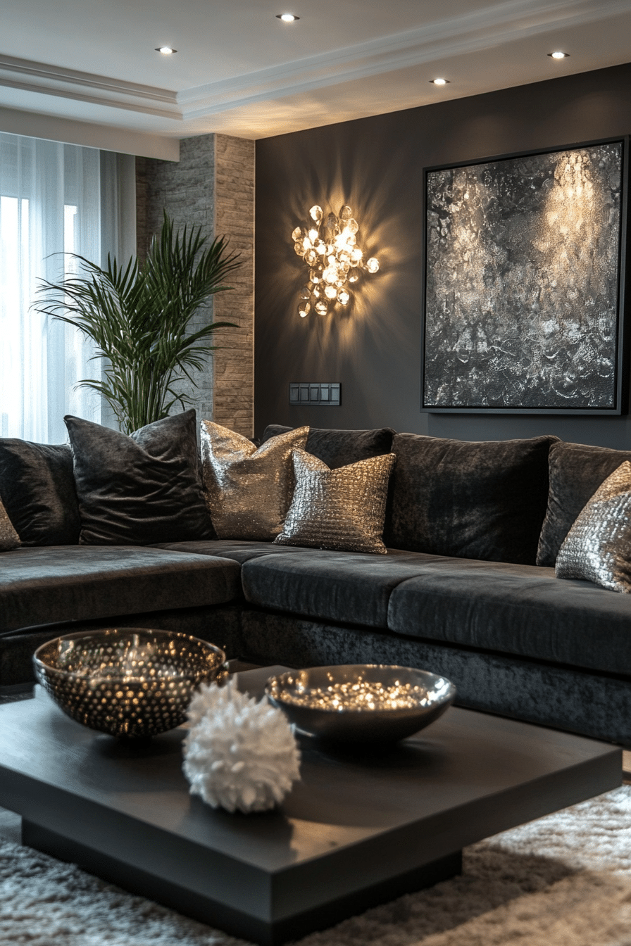 29 Charcoal Couch Living Room Ideas for a Sophisticated and Cozy Space ...