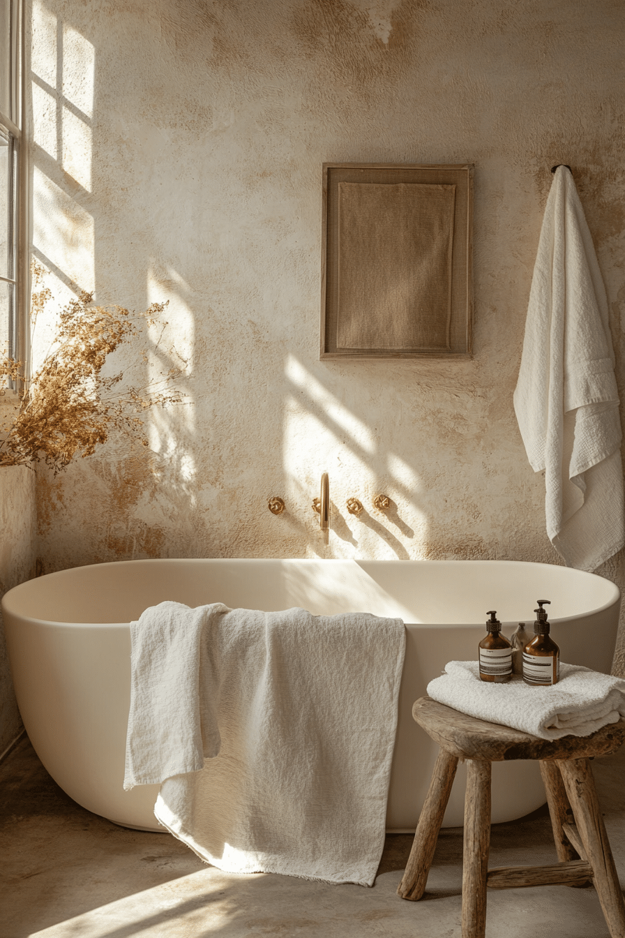 29 Wabi Sabi Bathroom Ideas for a Timeless and Calming Retreat - My ...