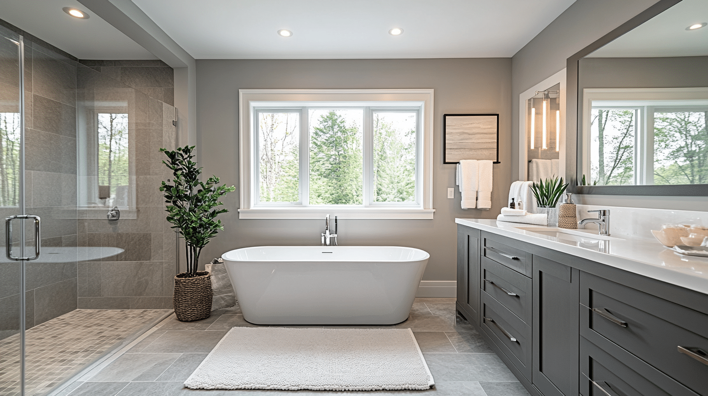 29 Grey Bathroom Decor Ideas for a Minimalist and Chic Bathroom - My ...