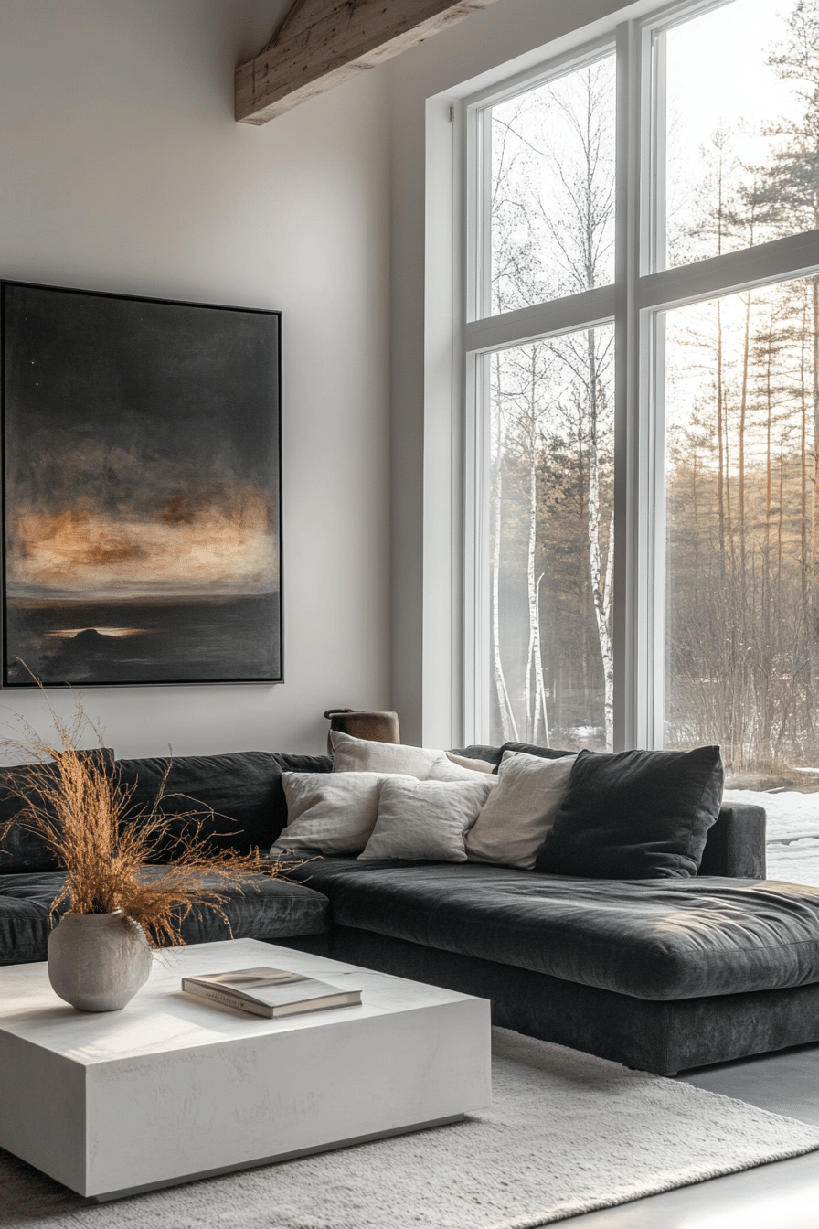 29 Dark Grey Sofa Living Room Ideas to Transform Your Living Room - My ...