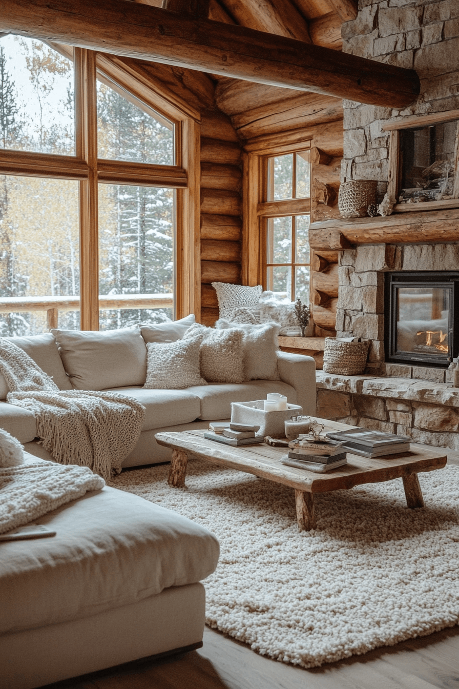 log home aesthetic