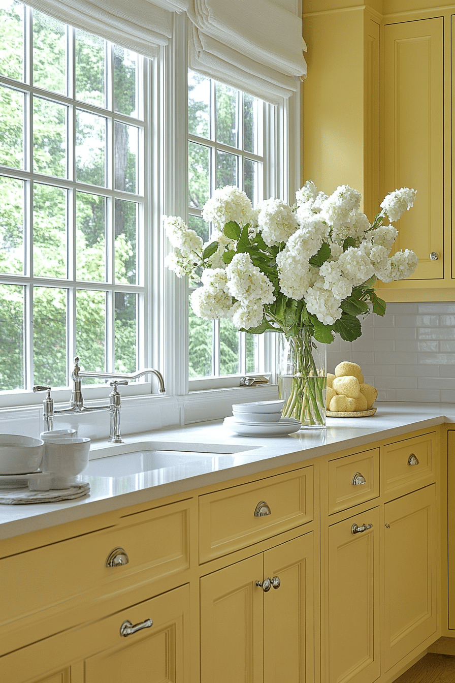 19 Yellow Kitchen Cabinets to Make Your Kitchen Feel Bright and Lively ...