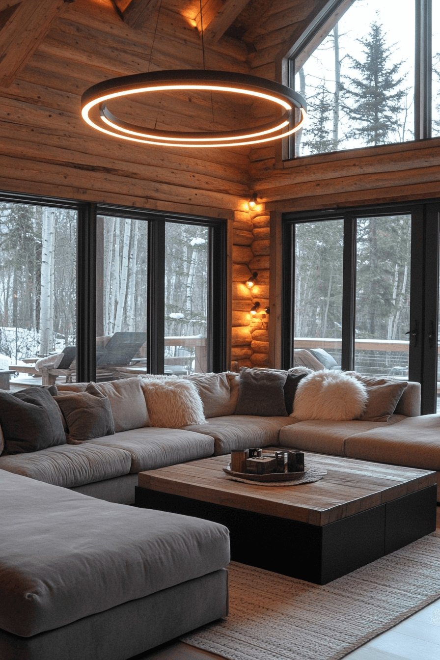 29 Log Home Interiors for a Harmonious Design That Brings Nature to ...