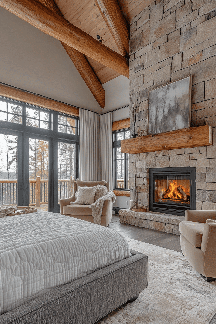 29 Log Home Interiors For A Harmonious Design That Brings Photo Inspiration