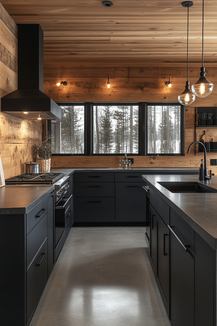little cabin kitchen
