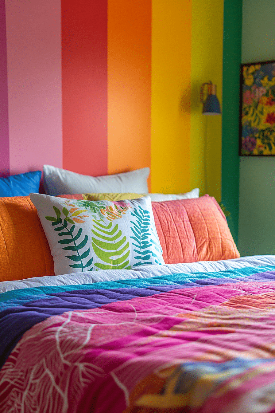 29 Colorful Minimalist Bedroom Ideas for Mixing Bold Hues with Sleek ...