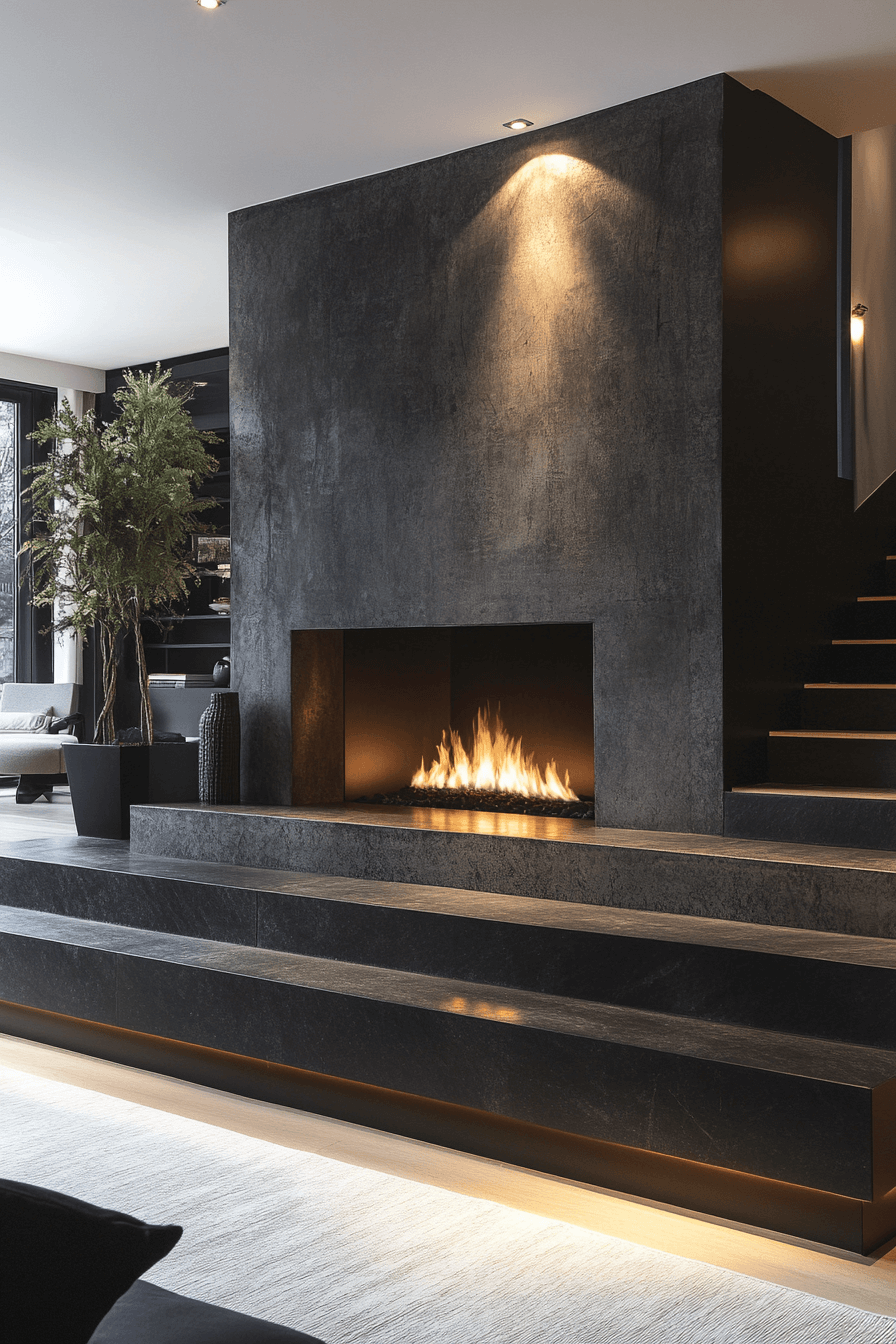 modern fireplace ideas