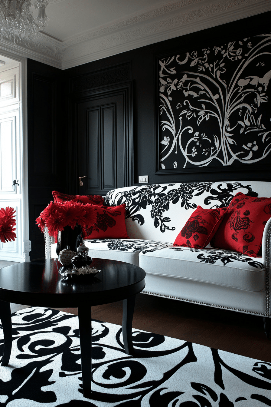 29 Black and White Living Room Ideas to Add Sophistication and