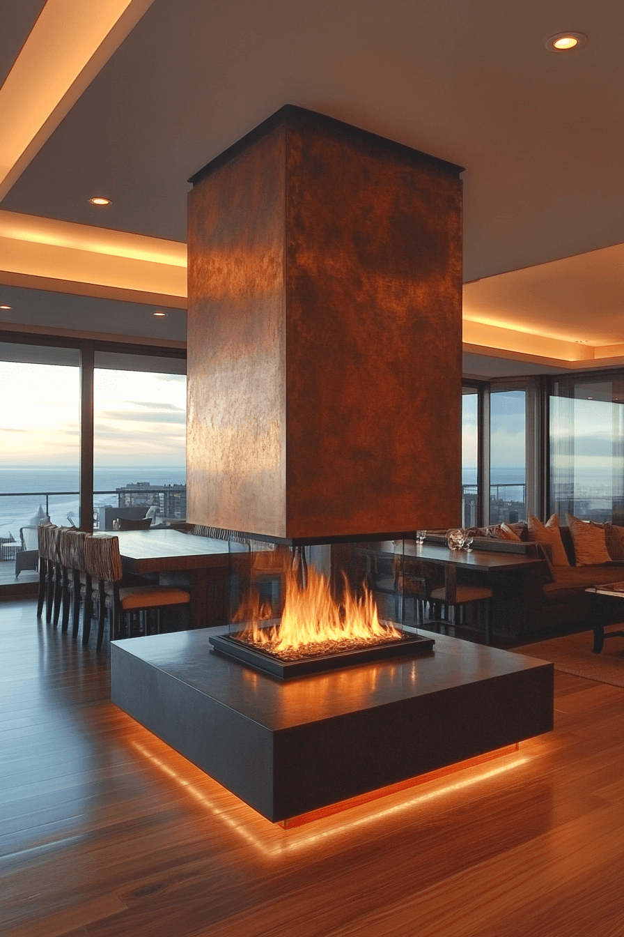 modern fireplace ideas