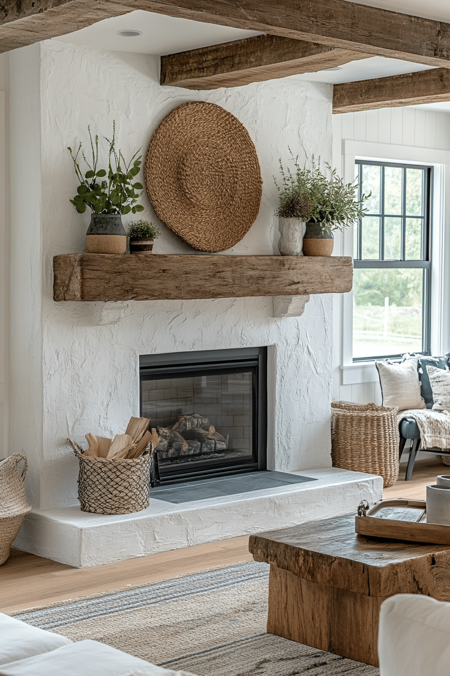 29 Farmhouse Fireplace Ideas to Transform Your Living Space into a ...