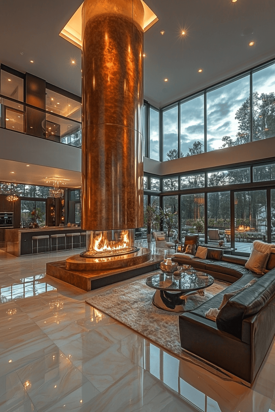 modern fireplace ideas