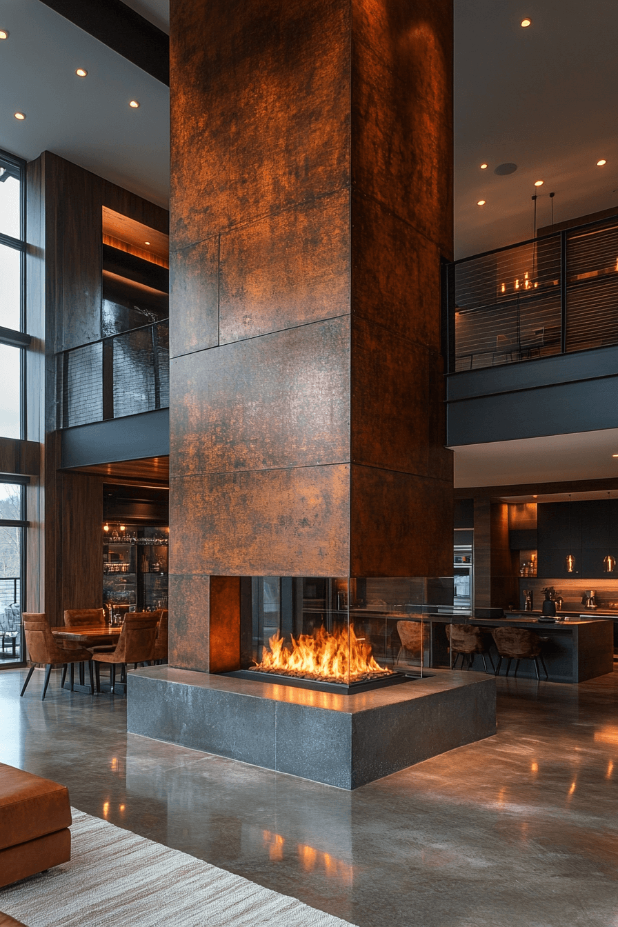modern fireplace ideas