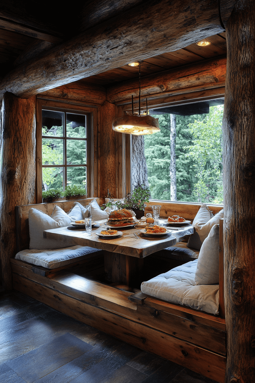 29 Log Home Kitchens to Enhance Your Home with Cozy Cabin Vibes - My ...